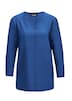 GOLDNER Blouse met ronde hals Blouse met ronde hals in viscosemix met structuur