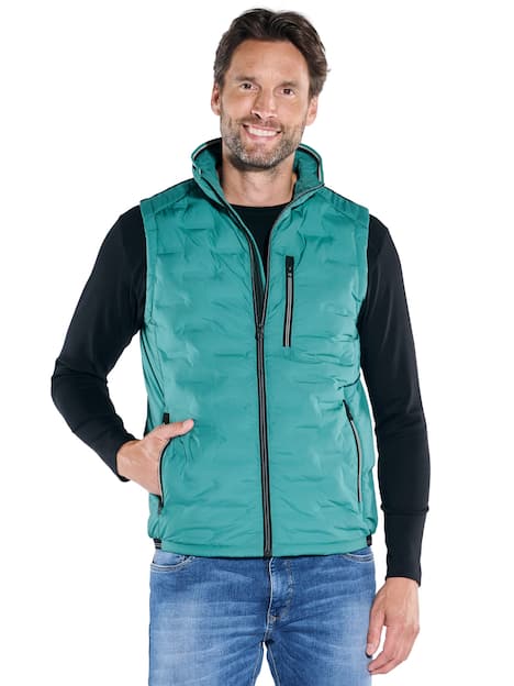 engbers Herren Weste mit Sorona-Füllung , Petrolgruen