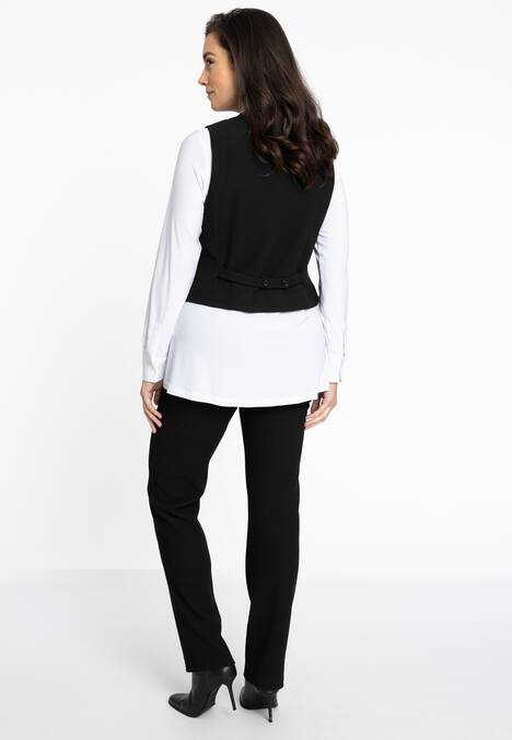 Vest met knoopsluiting