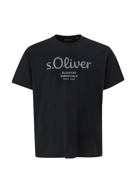 Baumwoll-T-Shirt mit Logo-Print