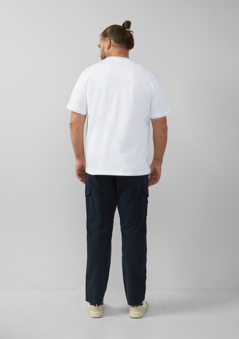 Baumwoll-T-Shirt mit Logo-Print