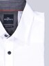 Herren Hemd uni , Reinweiss