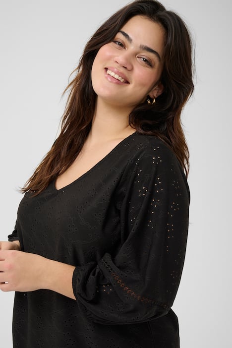 Langarm-Bluse Regular fit