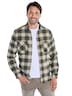 Herren Flanell-Overshirt , Oliv