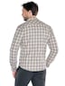 engbers Herren Overshirt kariert , Braunbeige