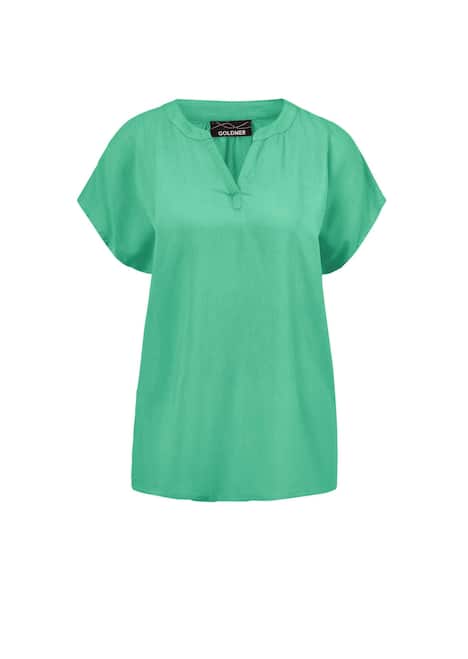 Bluse mit Tunika Ausschnitt