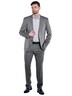 Herren Anzug-Sakko slim fit , Grau