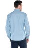 engbers Herren Helles Jeanshemd , Mittelblau
