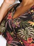 Jersey-Kleid Ärmellos Ohne Kragen