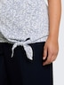 T-Shirt mit Knotendetail