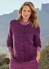 Elegante Strickjacke mit Lurex, Langarm