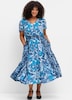 Kleid Kurzarm Print
