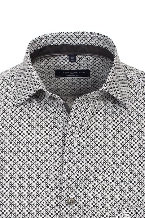 Businesshemd Langarm Print Comfort Fit