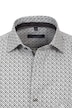 Businesshemd Langarm Print Comfort Fit