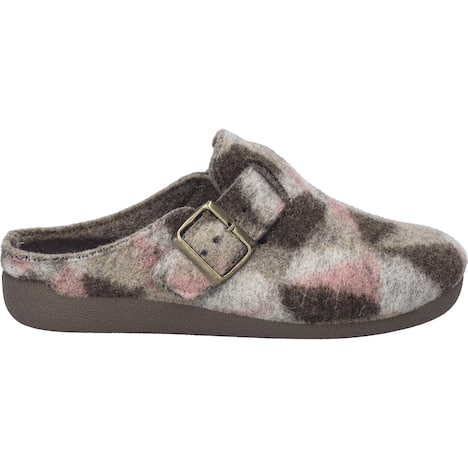 Damen Hausschuh Cara 01, beige-multi
