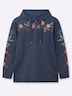 Sweatshirt Sweatshirt mit floralem Druck Langarm Print Kapuzenkragen
