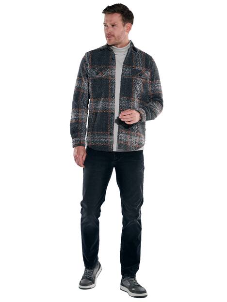 engbers Herren Overshirt in Teddy-Qualität , Rostorange