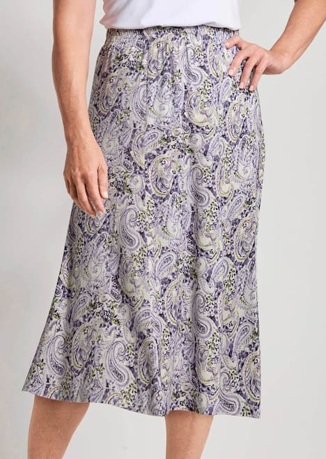 Druckrock mit Paisley-Muster