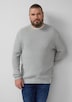 Strukturmix-Pullover aus reiner Baumwolle