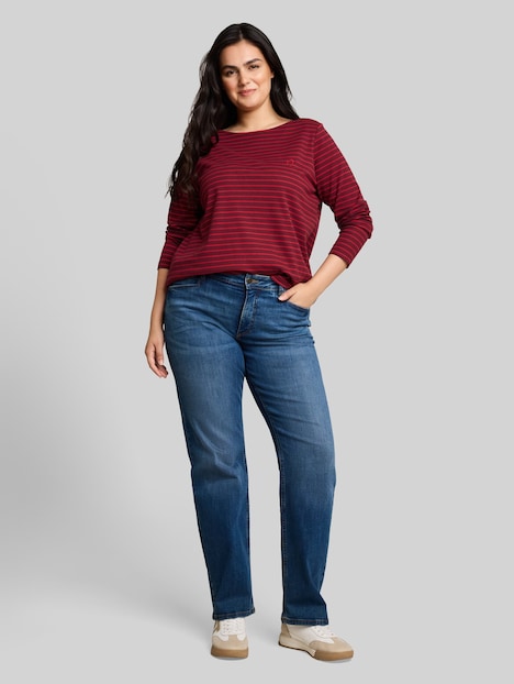 Langarmshirt mit Streifenmuster