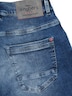 Herren Jeans 5-Pocket Superstretch , Taubenblau
