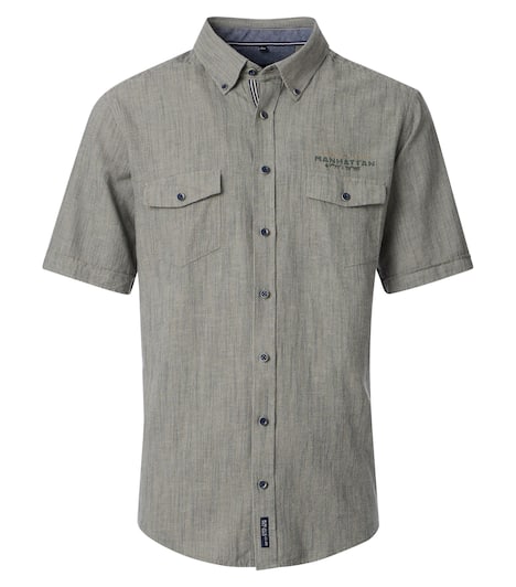 Freizeithemd Kurzarm gestreift Casual Fit