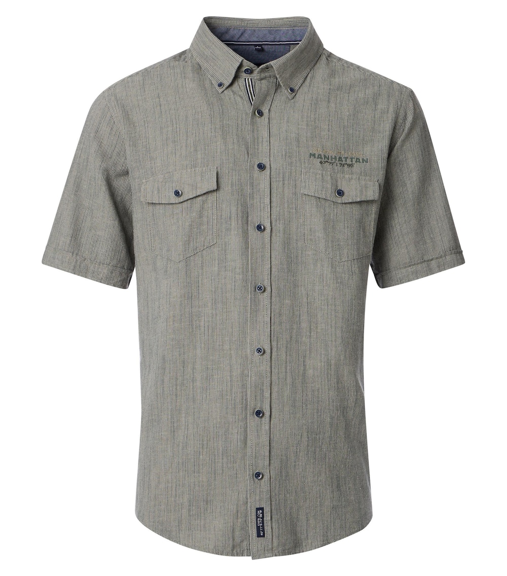 Freizeithemd Kurzarm gestreift Casual Fit