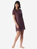 Schiesser Damen Nachthemd Casual Essentials kakaobraun