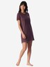 Schiesser Damen Nachthemd Casual Essentials kakaobraun