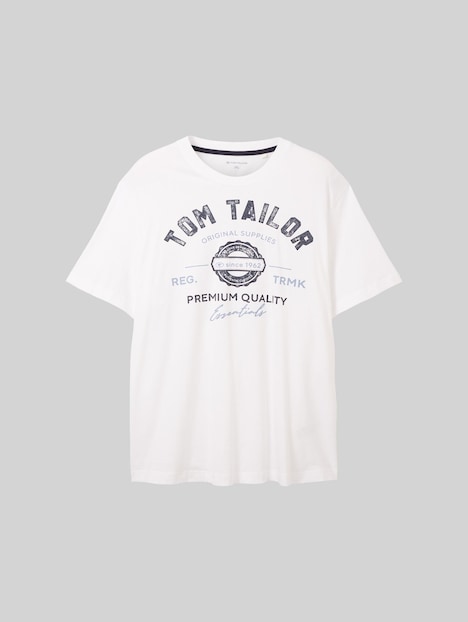 T-Shirt mit Logo Print