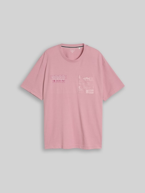 T-Shirt mit Waffelstruktur