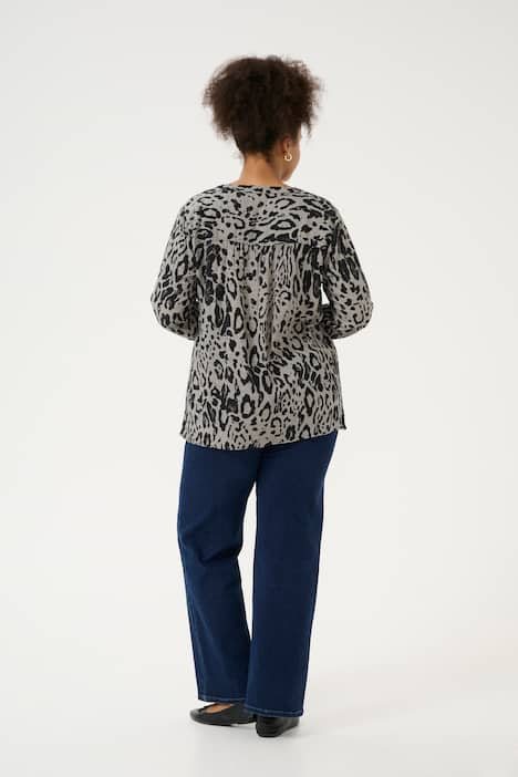 Langarm-Bluse Loose fit