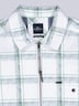Herren Overshirt mit Reißverschluss , Gruen