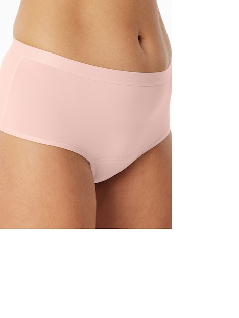 Schiesser Damen Slip 2-Pack Periodenslip Secret Care - schwarz, pearl