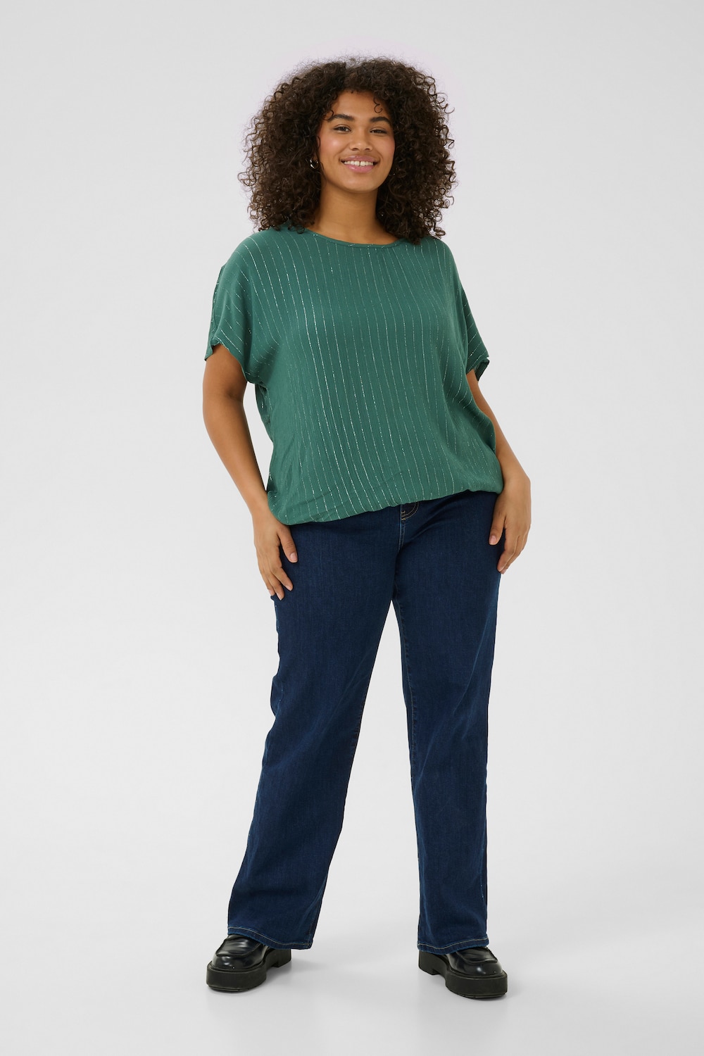 Kurzarm-Bluse Loose fit