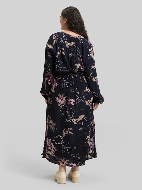 Maxi-Kleid mit Blumenmuster