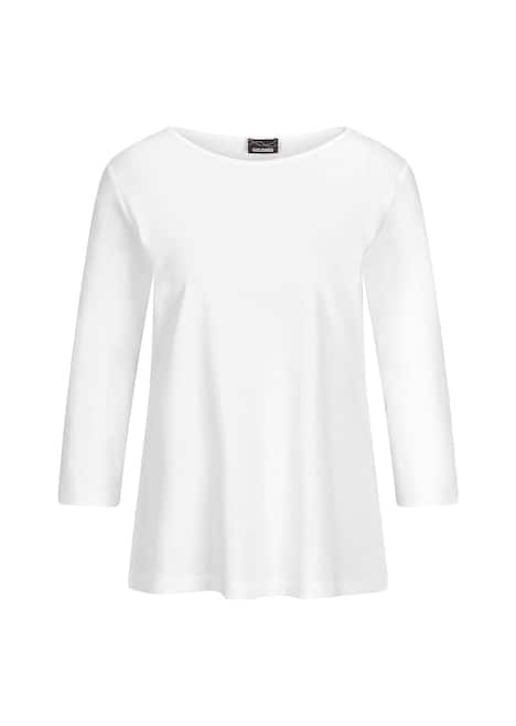 Basic Shirt mit U-Boot-Ausschnitt