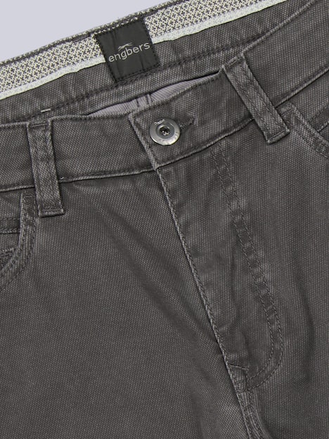 engbers Herren 5-Pocket-Hose regular , Anthrazit