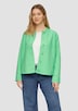 Strukturierter Blouson mit Stehkragen und Knopfleiste