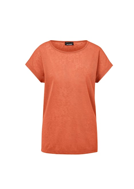 Shirt in Leinenoptik