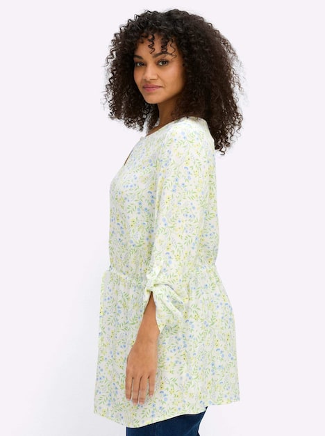 Tunika Langarm Ohne Kragen