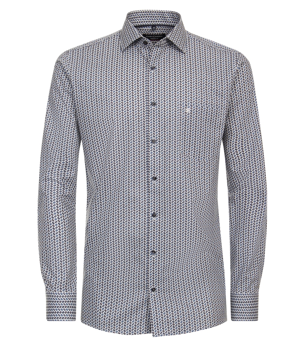Businesshemd Print Modern Fit