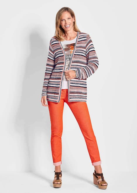 GOLDNER Tricot jasje Tricot jasje in streeplook