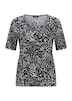 Viskoseshirt mit Leo Print