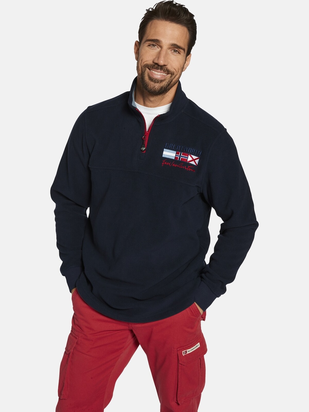 Fleece-Sweatshirt SIETSE