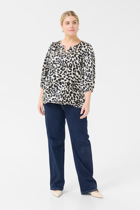 Langarm-Bluse Regular fit