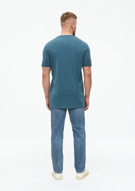 Baumwoll-T-Shirt mit Logo-Print