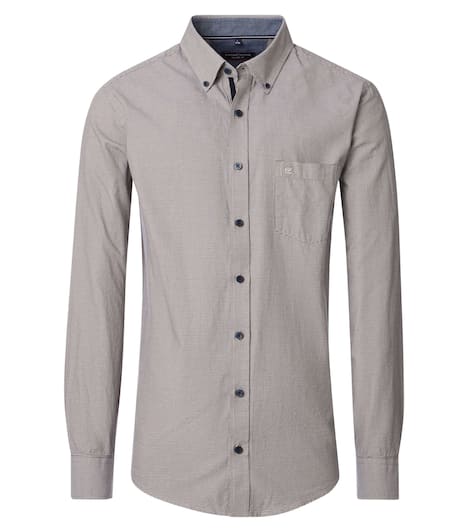 Freizeithemd uni Casual Fit