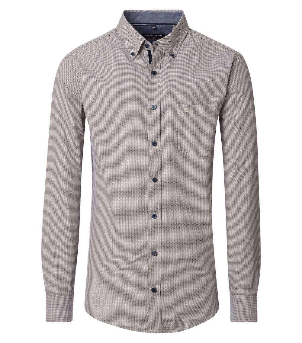 Freizeithemd uni Casual Fit