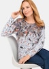 Trui met ornamentele print